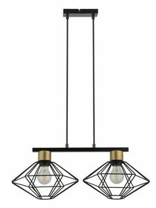 Lampă suspendată Sigma Vario 2 negru-aur E27 58 cm 40556 small 0
