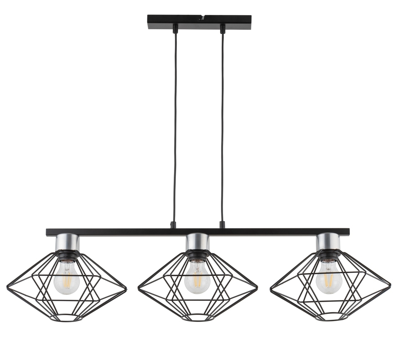 Verifica Lampă suspendată Sigma Vario 3 negru/argintiu E27 40560 Lampă suspendată Sigma Vario 3 negru/argintiu E27 40560
