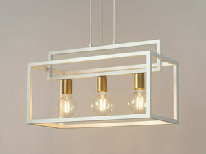 Lampă suspendată Sigma VIGO 3 alb-auriu 32442 small 1