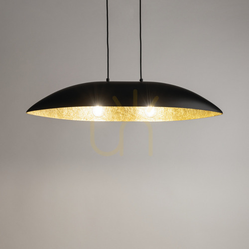 Verifica Lampă suspendată Sigma Gondola M negru/auriu 84 cm E27 40633