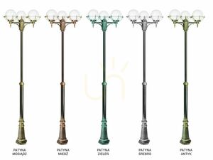 Lampă cu stâlp exterior SU-MA Kula negru patină reglabilă 180-280 cm OGMWN 3 KPO 200 small 7