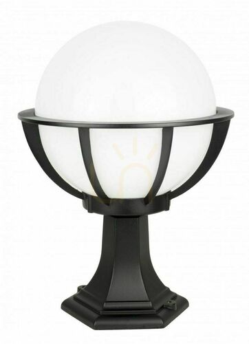Verifica Lampă de grădină SU-MA neagră patină 43 cm K 4011/1/KPO 250