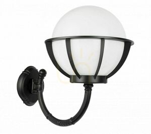 Lampă de perete exterior SU-MA negru patină E27 IP43 K 3012/1/KPO 250 small 0