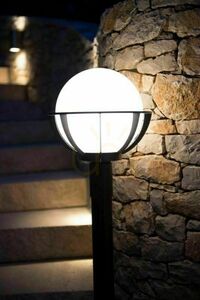 Lampa suspendata exterior SU-MA Kule negru patinat 30 cm K 1018/1/KPO 250 small 3