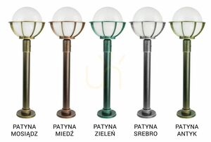 Lampă de grădină SU-MA negru 90 cm glob K 5002/2/KPO 250 small 7