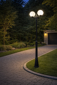 Lampadar exterior SU-MA negru patinat reglabil 2x60W OGMWN 2 KPO 250 small 6