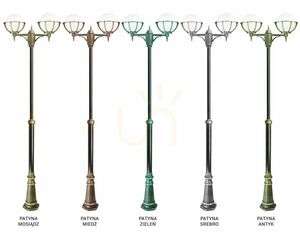 Lampadar exterior SU-MA negru patinat reglabil 2x60W OGMWN 2 KPO 250 small 9