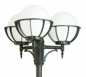 Lampă stâlp exterior SU-MA Kule negru 3xE27 185-285 cm OGMWN 3 KPO 250 small 2