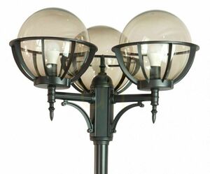 Lampă stâlp exterior SU-MA Kule negru 3xE27 185-285 cm OGMWN 3 KPO 250 small 3