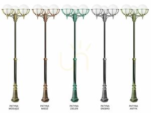 Lampă stâlp exterior SU-MA Kule negru 3xE27 185-285 cm OGMWN 3 KPO 250 small 7
