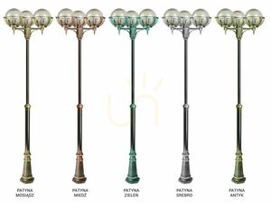 Lampă stâlp exterior SU-MA Kule negru 3xE27 185-285 cm OGMWN 3 KPO 250 small 8