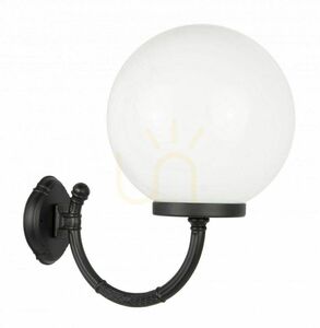 Lampă de perete exterior SU-MA Kule Classic negru patină K 3012/1/K 300 P small 0