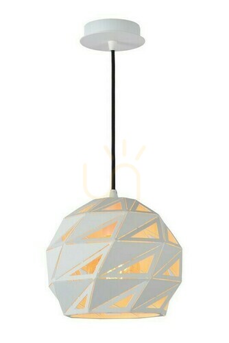 Verifica Lampă suspendată Lucide Malunga alb metal 25 cm 21415/25/31