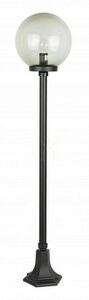 Lampă de grădină SU-MA cu glob neagră 153 cm K 5002/1/KP 250 small 1
