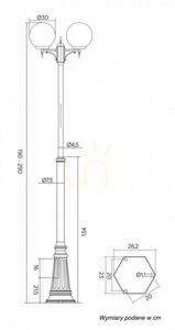 Lampă stâlp exterior SU-MA negru reglabilă 2xE27 IP43 OGMWN 2 300 small 6