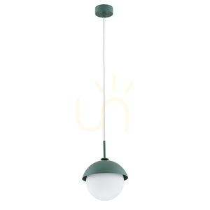 Lampă suspendată ARGON Cappello verde opal mat E27 200 mm SKU 8297 small 1