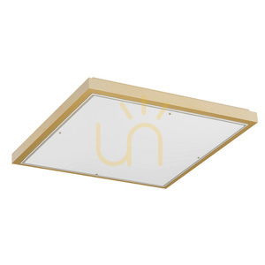 Plafon ARGON CARLSON 4xE27 opal mat auriu, lemn, 390 mm, SKU 1802 small 1