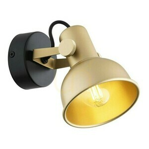 Lampă de perete ARGON Lenora aurie neagră E14 1x7W SKU 8248 small 0