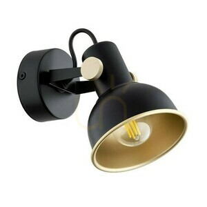 Lampă de perete ARGON Lenora negru/auriu E14 SKU 8246 small 1