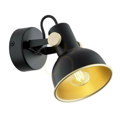 Verifica Lampă de perete ARGON Lenora negru/auriu E14 SKU 8246