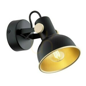 Lampă de perete ARGON Lenora negru/auriu E14 SKU 8246 small 0