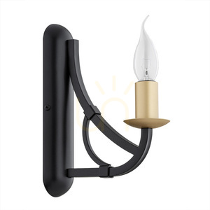 Lampă de perete ARGON Lorenzo negru auriu E14 SKU 8355 small 1