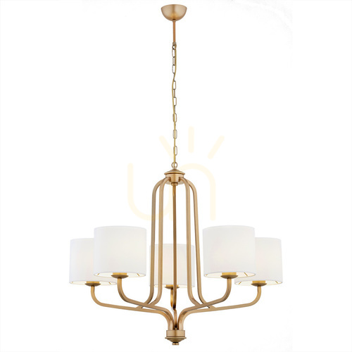 Verifica Candelabru ARGON Maranello 5 becuri alb aur vechi SKU 2172