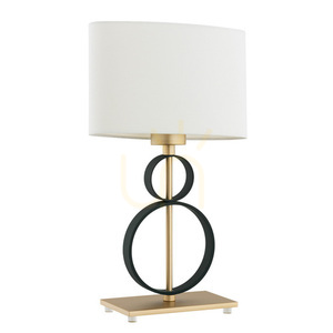 Lampă de masă ARGON Perseo crem/negru/aurie E27 420 mm SKU 8373 small 1