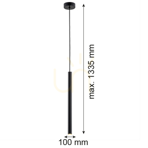 Pendul LED ARGON RIO negru 1x4W 3000K 719 lm 8329 small 3