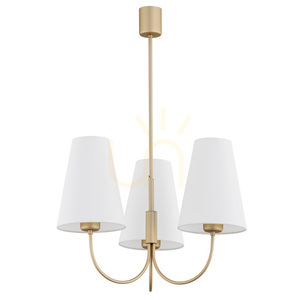 Candelabru ARGON Safiano 3xE27 alb auriu SKU 6267 small 1