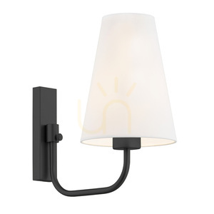 Lampă de perete ARGON Safiano alb/negru E27 1x1W SKU 8376 small 0