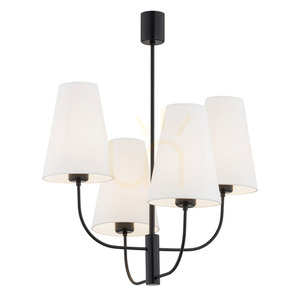 Candelabru ARGON Safiano 4xE27 alb negru 580 mm SKU 1822 small 0