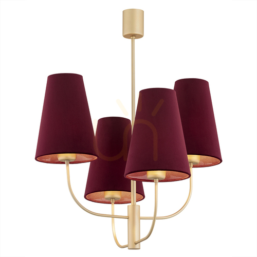 Verifica Candelabru ARGON SAFIANO maro auriu 4 becuri E27 SKU 1827