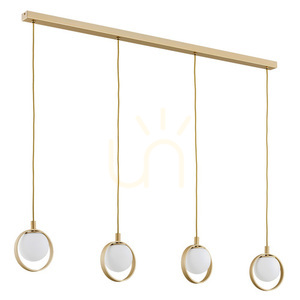 Lampă suspendată ARGON Saturnia 4xG9 opal mat aurie 1809 small 1
