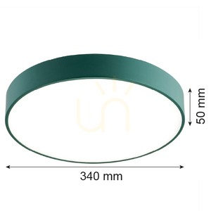 Plafon LED ARGON Tiamo verde 340mm 4000K 3500 lm SKU 8335 small 8