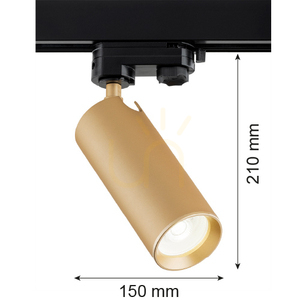 Spotlight șină ARGON Torello Gold GU10 1x5W reglabil SKU 8336 small 2