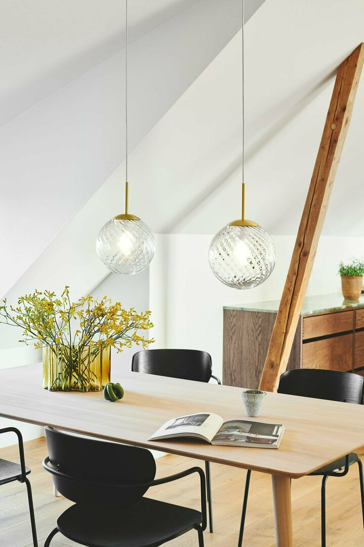 Vedere Lampă suspendată Chisell 25 din alamă de Nordlux Lampă suspendată Chisell 25 din alamă de Nordlux