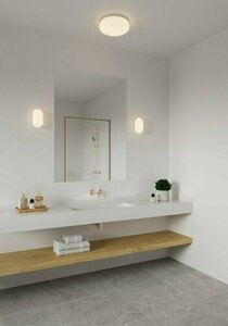 Lampă de perete pentru baie din spumă IP44 alb Nordlux small 1