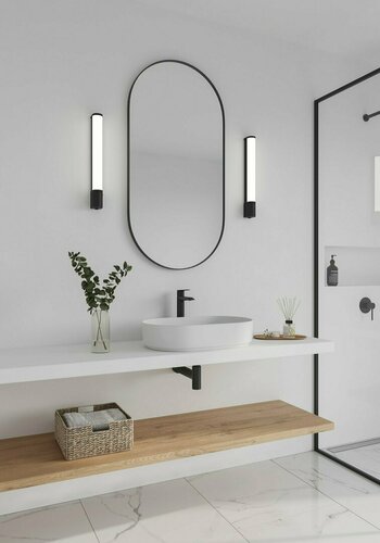 Verifica Malaika 49 lampă de perete pentru baie IP44 negru Nordlux