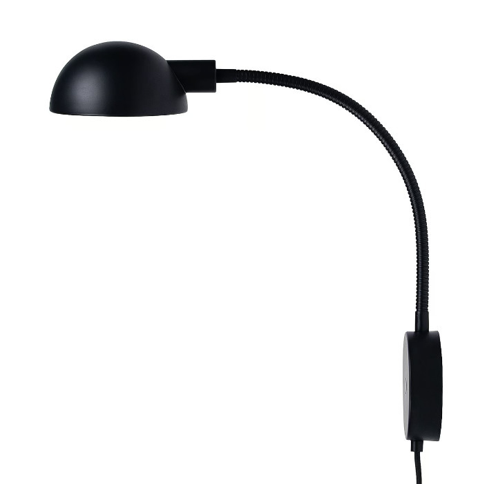 previzualizare Nomi lampă de perete flexibilă pentru dormitor negru Nordlux Nomi lampă de perete flexibilă pentru dormitor negru Nordlux