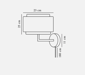 Lampă de perete Takai Bej Nordlux small 3