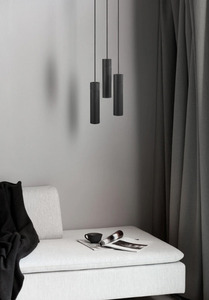 Lampă suspendată Tilo 3 negru Nordlux small 1