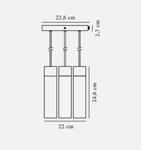 Lampă suspendată Tilo 3 negru Nordlux small 3