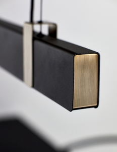 Lampă suspendată Lilt negru Nordlux deasupra mesei small 2