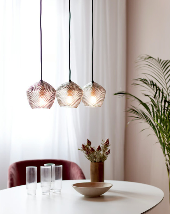 Vedere Lampă suspendată Orbiform cu 3 lumini Smoke Nordlux Lampă suspendată Orbiform cu 3 lumini Smoke Nordlux