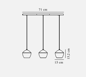 Lampă suspendată Orbiform cu 3 lumini Smoke Nordlux 3 Lampă suspendată Orbiform cu 3 lumini Smoke Nordlux small 3