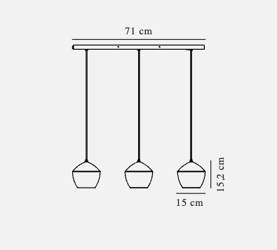 Afişa Lampă suspendată Orbiform cu 3 lumini Smoke Nordlux Lampă suspendată Orbiform cu 3 lumini Smoke Nordlux