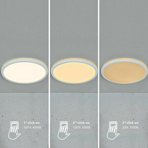 Plafon Oja 42 IP20 3000/4000K alb Nordlux 1 Plafon Oja 42 IP20 3000/4000K alb Nordlux small 1