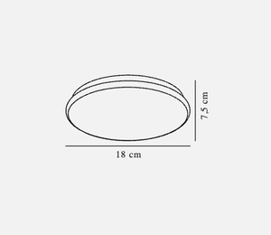 Montone 18 IP44 2700K Nordlux Nordlux baie plafond small 2