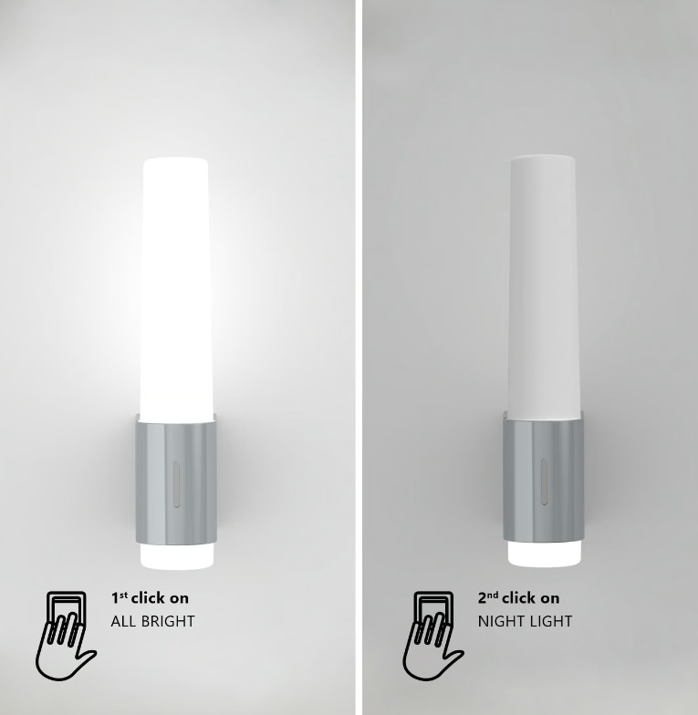 previzualizare Helva Night lampă de perete Alb Nordlux Helva Night lampă de perete Alb Nordlux